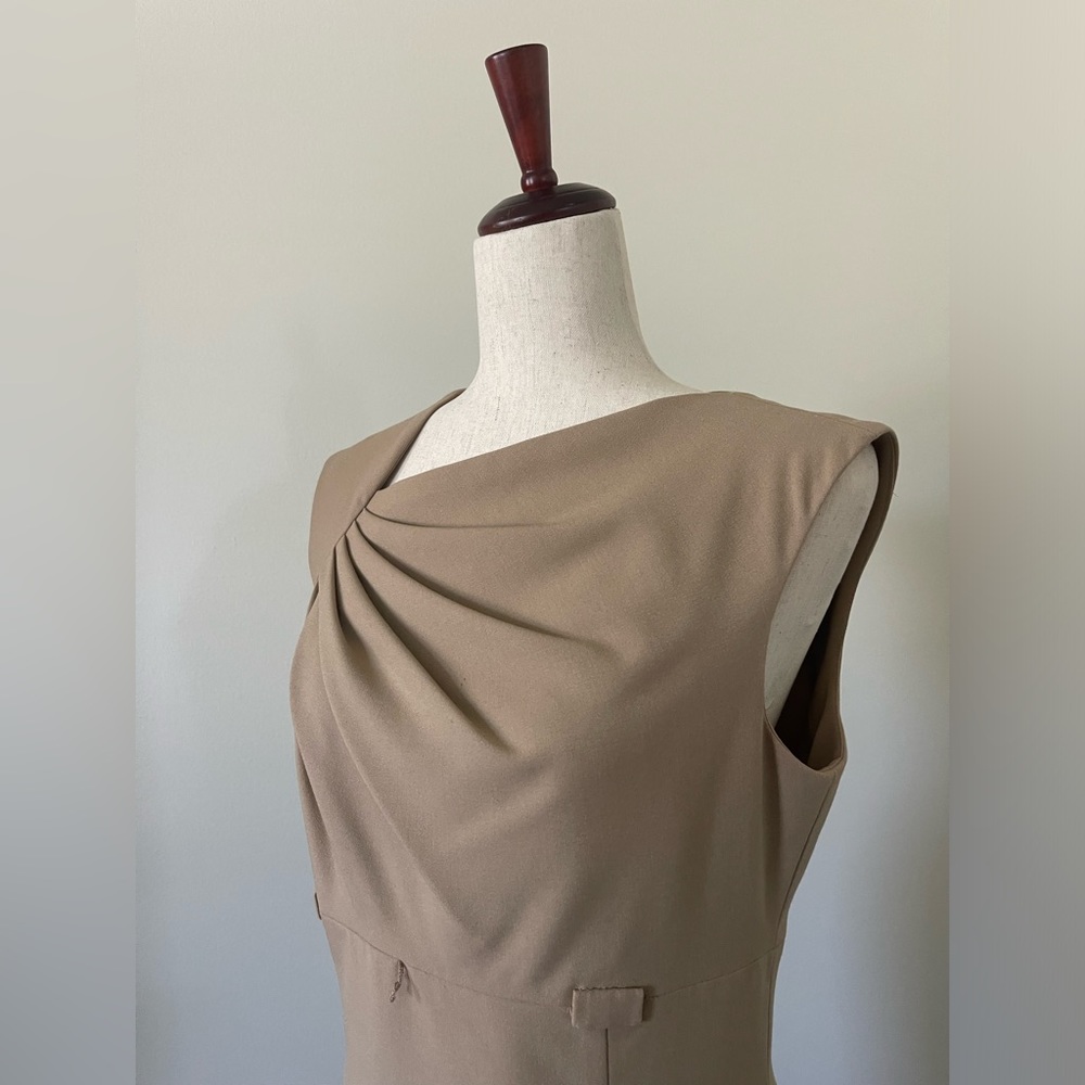 Marvin Richards - Tan Sleeveless Shift Dress